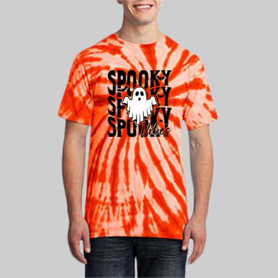 Adult Tie-Dye T-Shirt - Fall - Spooky Vibes  Thumbnail
