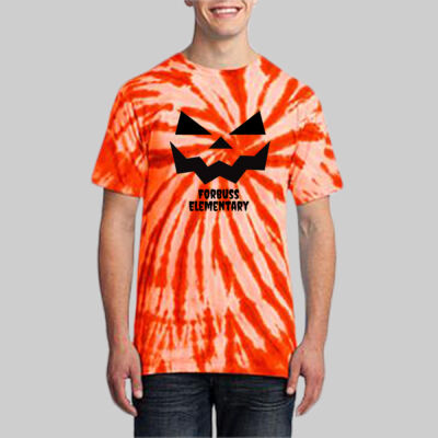 Adult Tie-Dye T-Shirt - Fall - Jacko Lantern Black Thumbnail