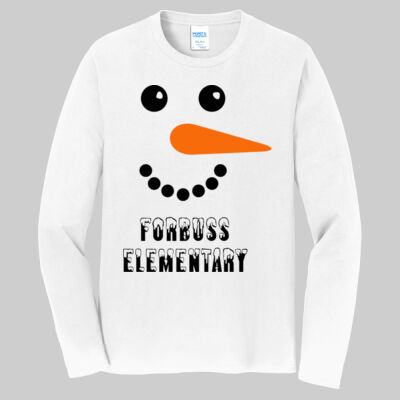Adult Long Sleeve Shirt - Winter Holidays - Snowman Thumbnail