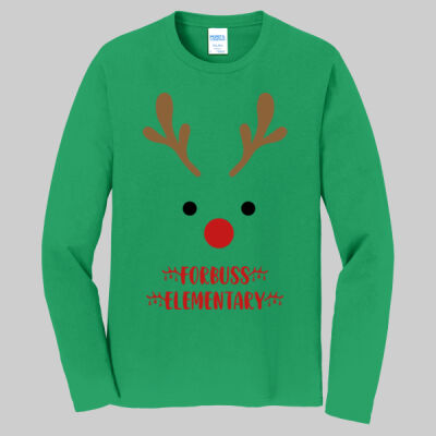 Adult Long Sleeve Shirt - Winter Holidays - Reindeer Thumbnail