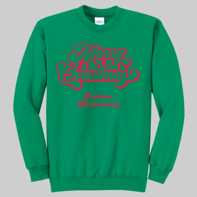 Adult Crewneck - Winter Holidays - Merry Christmas - Red Thumbnail
