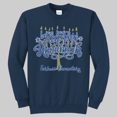 Adult Crewneck - Winter Holidays - Happy Hanukkah Thumbnail